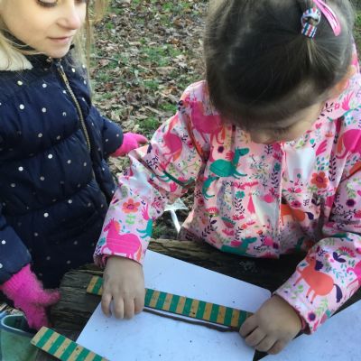 Year 1 - Forest School measuring (7)